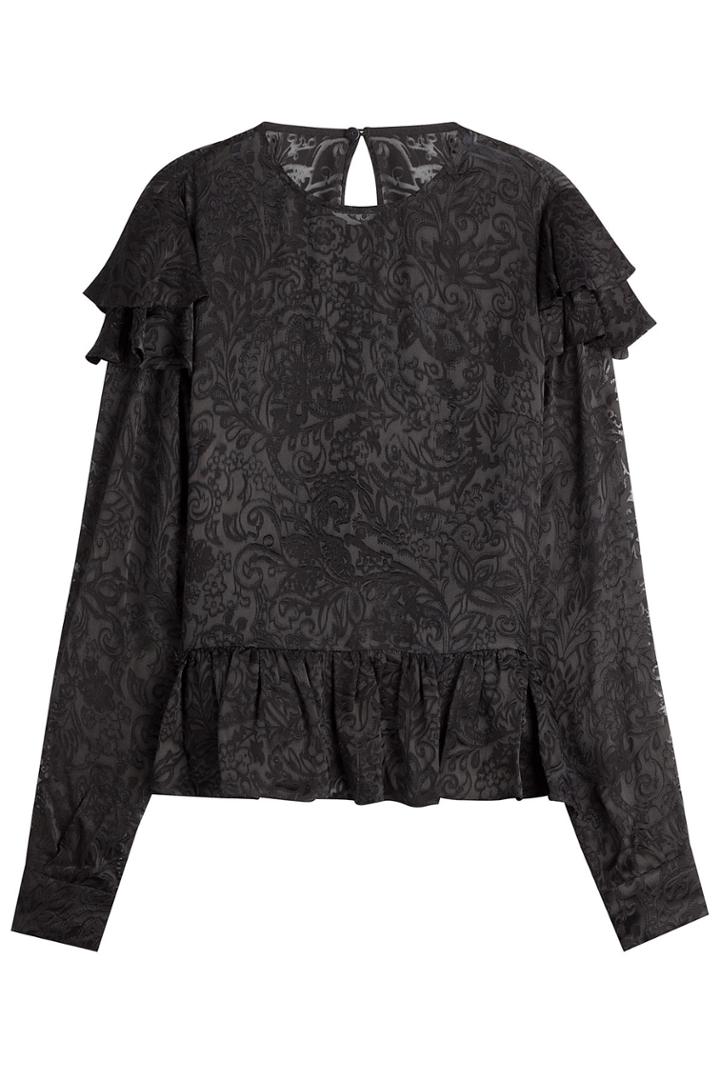 Preen By Thornton Bregazzi Preen By Thornton Bregazzi Blouse With Silk - Black