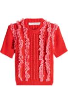 Philosophy Di Lorenzo Serafini Philosophy Di Lorenzo Serafini Knit Top With Ruffles