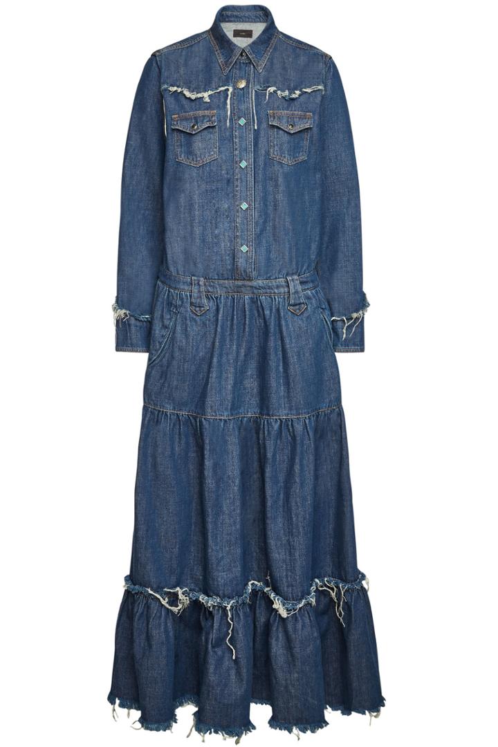 Alanui Alanui Denim Maxi Dress