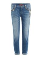 Seven For All Mankind Seven For All Mankind Embellished Cropped Jeans - None
