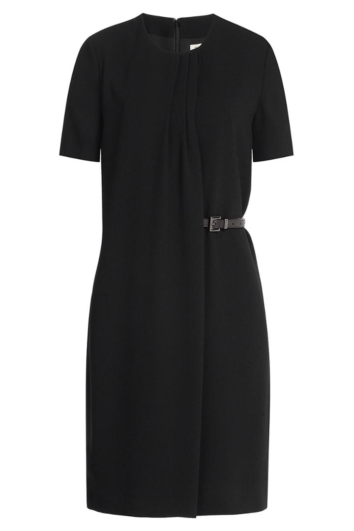 Burberry London Burberry London Draped Dress With Belt - Black
