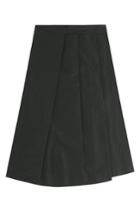 Jil Sander Jil Sander Vaniglia Skirt With Silk - Black