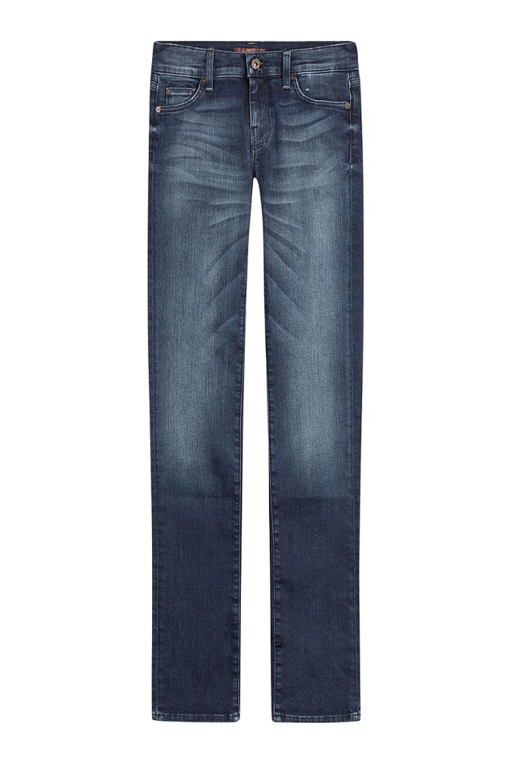 Seven For All Mankind Seven For All Mankind Slim Straight Leg Jeans - Blue