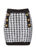 Balmain Balmain Houndstooth Mini Skirt