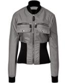 Paco Rabanne Silk Moto Jacket