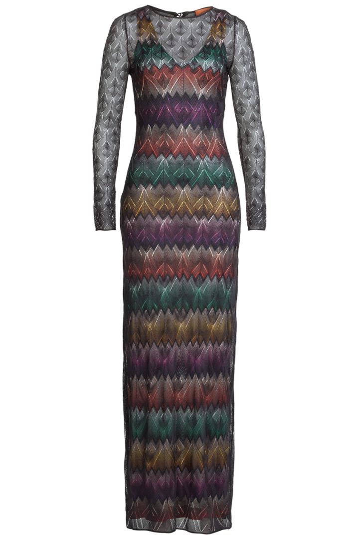 Missoni Missoni Crochet Knit Maxi Dress - Multicolor