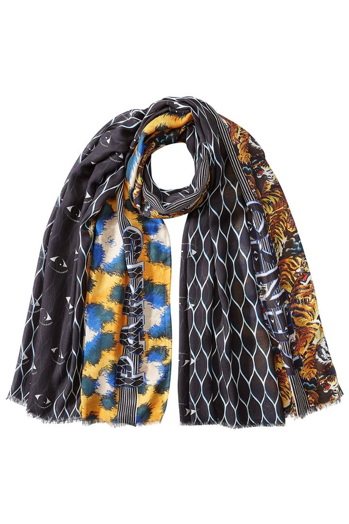Kenzo Kenzo Printed Scarf - Multicolor