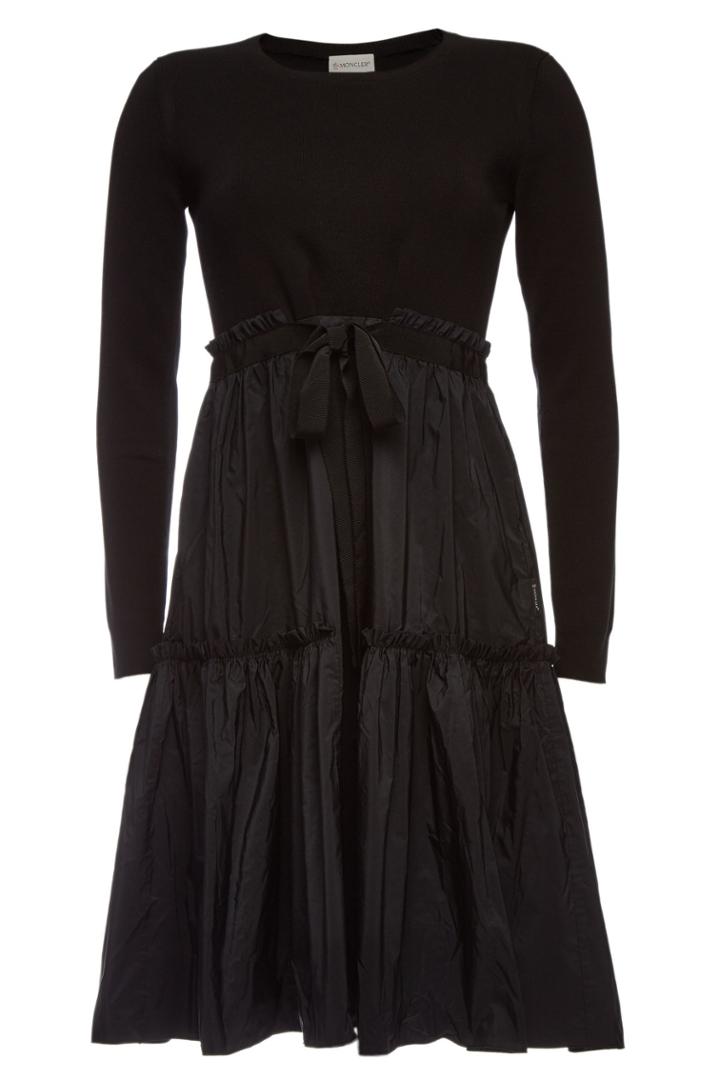 Moncler Moncler Dress With Drawstring Skirt