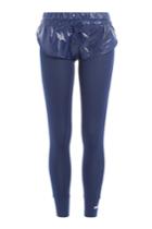 Adidas By Stella Mccartney Adidas By Stella Mccartney Leggings With Shiny Shorts Overlay - Blue