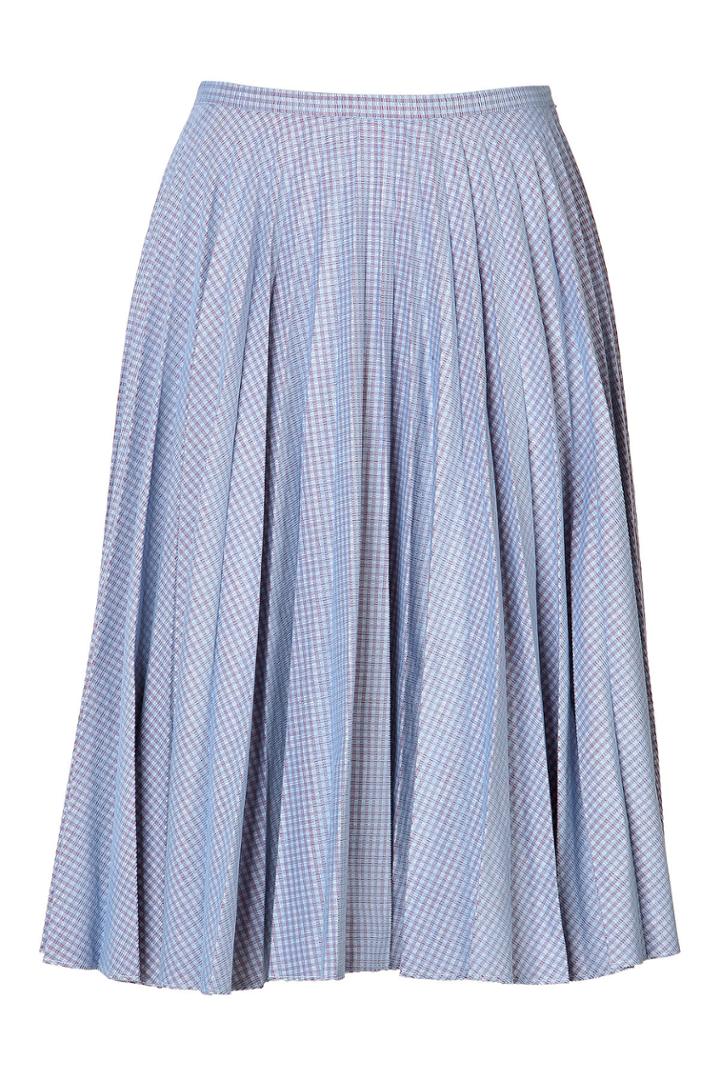 J.w. Anderson J.w. Anderson Cotton Gingham Midi-skirt