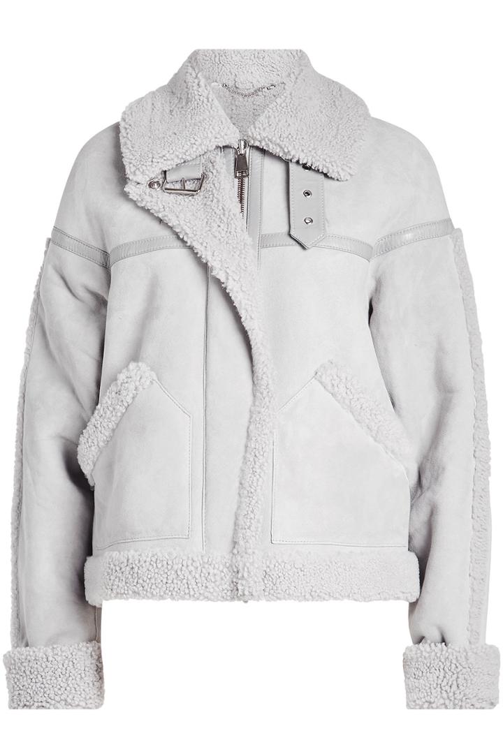 Victoria Victoria Beckham Victoria Victoria Beckham Suede Jacket With Shearling