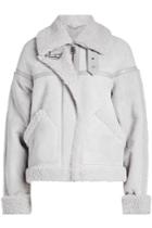 Victoria Victoria Beckham Victoria Victoria Beckham Suede Jacket With Shearling