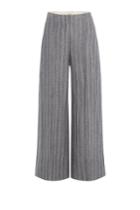 By Malene Birger By Malene Birger Pinstriped Culottes With Linen - Blue