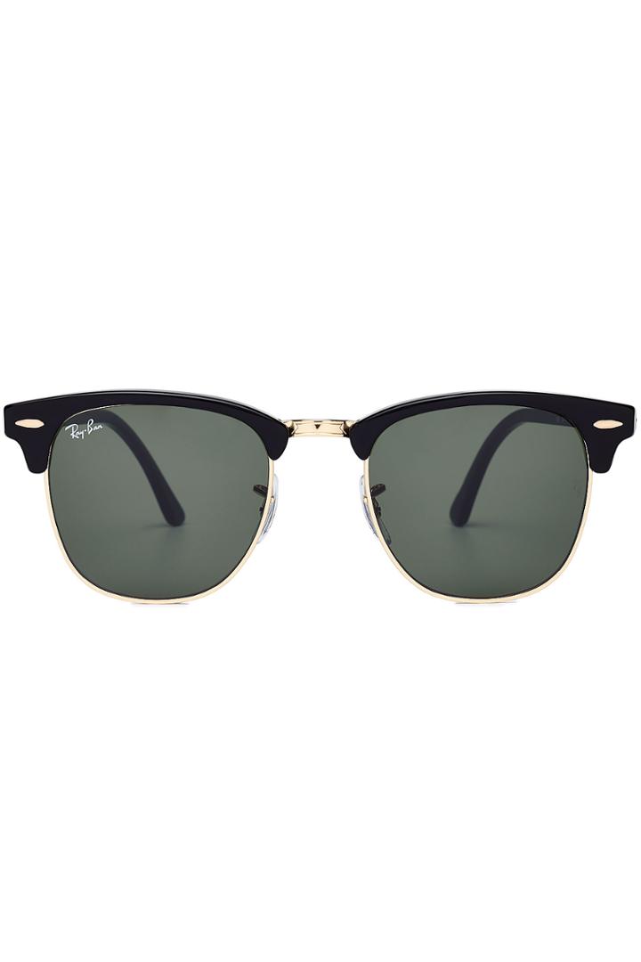 Ray-ban Ray-ban Rb3016 Clubmaster Sunglasses - Black