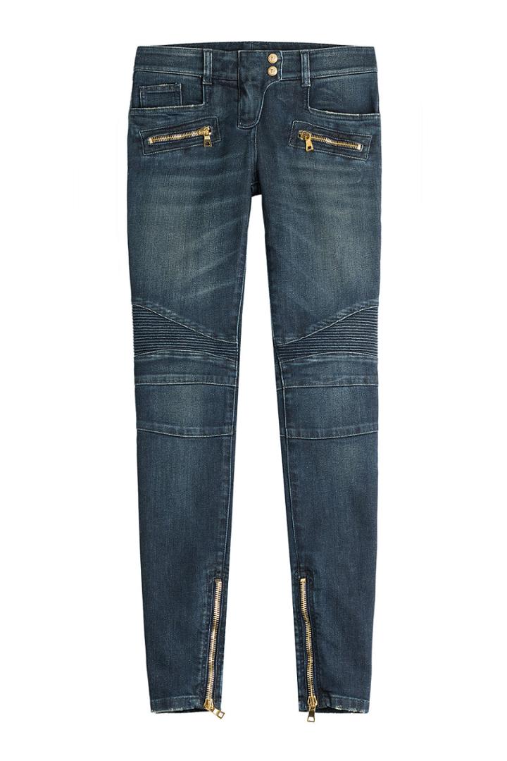 Balmain Balmain Skinny Biker Jeans