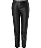 Tamara Mellon Leather Boyfriend Pants