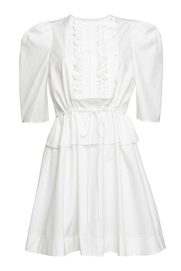 See By Chloé See By Chloé Cotton Drawstring Waist Dress