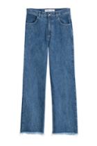 Sandy Liang Sandy Liang Cropped Jeans - Blue