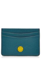 Anya Hindmarch Anya Hindmarch Leather Wink Card Case - Blue