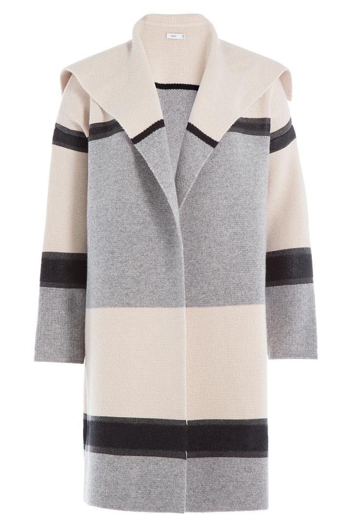 Vince Vince Wool-cashmere Cardigan Coat - Multicolor