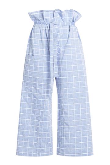 William Fan William Fan Printed Cotton Wide Leg Pants