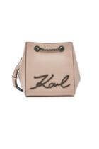 Karl Lagerfeld Karl Lagerfeld K/signature Leather Bucket Bag
