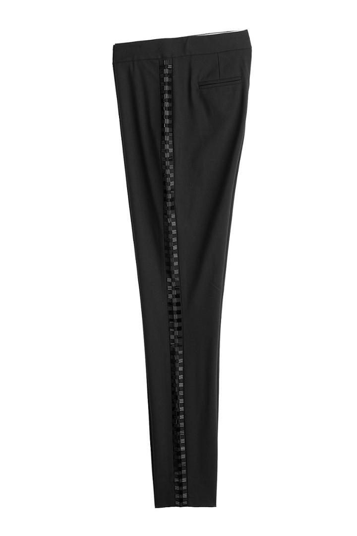 Diane Von Furstenberg Diane Von Furstenberg Embellished Wool Pants