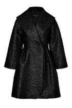 Giambattista Valli Giambattista Valli Metallic Jacquard Coat - Black