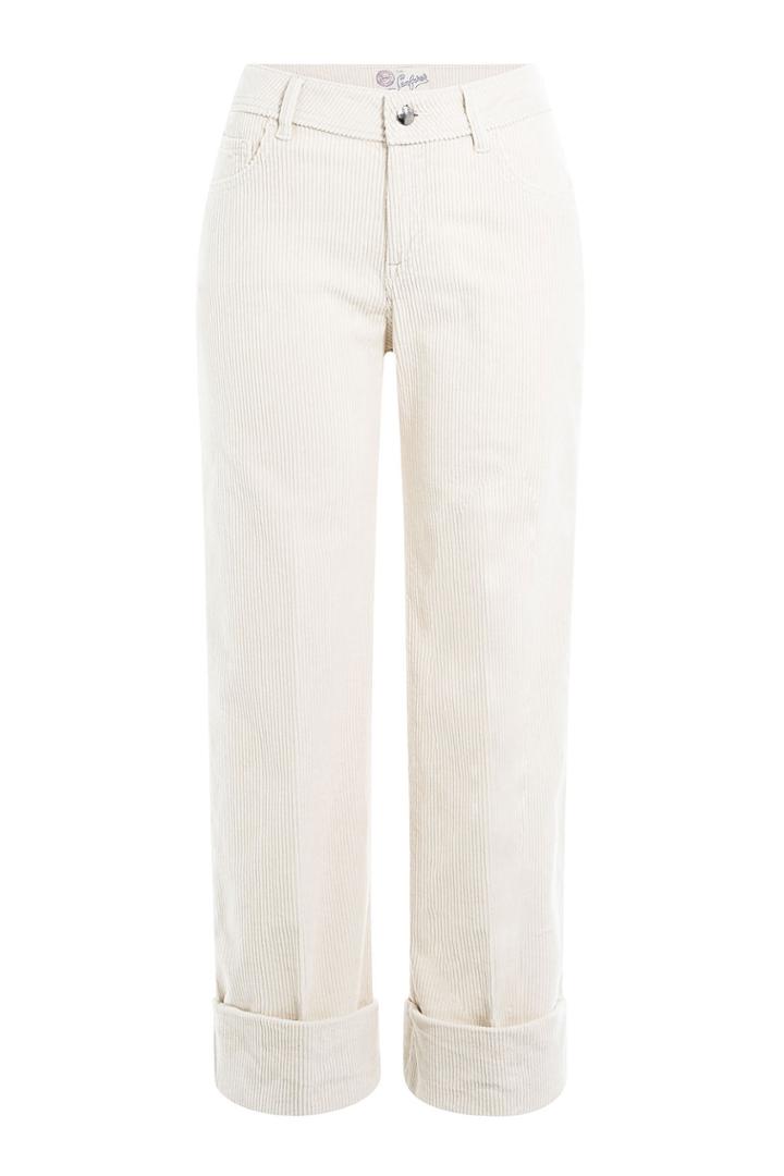 Seafarer Seafarer Wide Leg Corduroy Pants - White