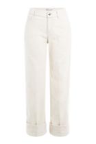 Seafarer Seafarer Wide Leg Corduroy Pants - White