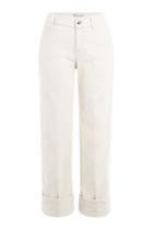 Seafarer Seafarer Wide Leg Corduroy Pants - White