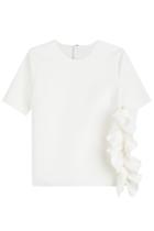 Msgm Msgm Top With Ruffle