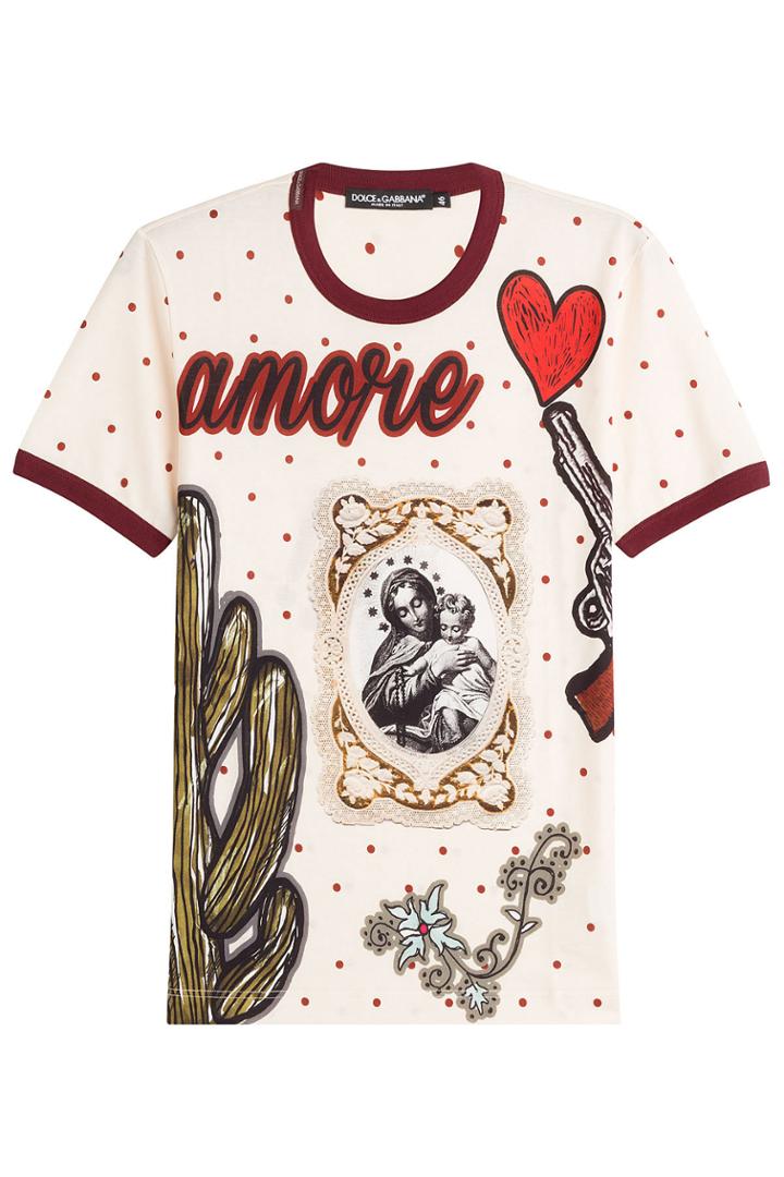 Dolce & Gabbana Dolce & Gabbana Printed T-shirt - White