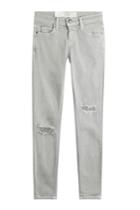 Current/elliott Current/elliott Distressed Skinny Jeans - Grey