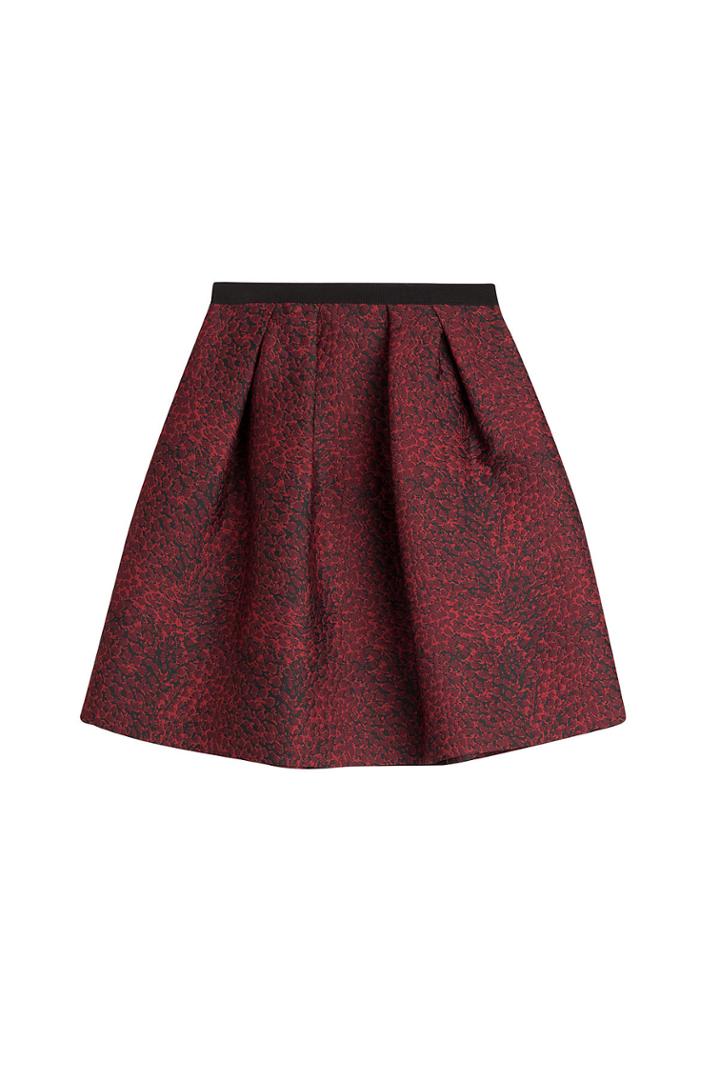 Burberry London Burberry London Pleated Jacquard Skirt