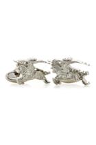 Burberry Shoes & Accessories Burberry Shoes & Accessories Logo Cufflinks - Silver