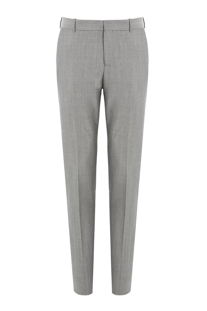 Alexander Mcqueen Alexander Mcqueen Wool-mohair Suiting Pants - Grey