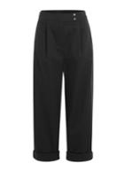 Kenzo Kenzo Wide Leg Cotton Pants - Black