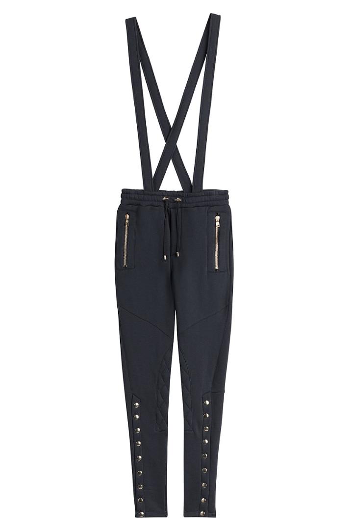 Balmain Balmain Cotton Sweatpant Overalls
