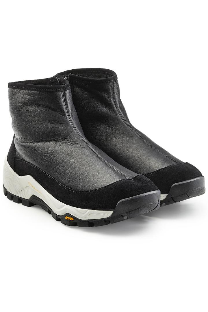Our Legacy Our Legacy Leather Sneakers With Suede And Shearling Insole