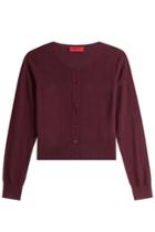 Hugo Hugo Virgin Wool Cardigan - Purple