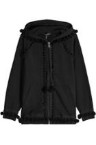 Marc Jacobs Marc Jacobs Pompom Zipped Cotton Hoodie