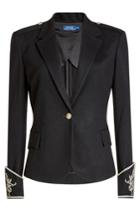 Polo Ralph Lauren Polo Ralph Lauren Wool Jacket With Embellishment - Black