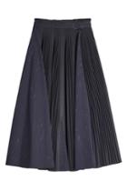 Jil Sander Navy Jil Sander Navy Pleated Skirt