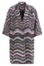 Diane Von Furstenberg Diane Von Furstenberg Woven Coat With Fringe - Multicolor
