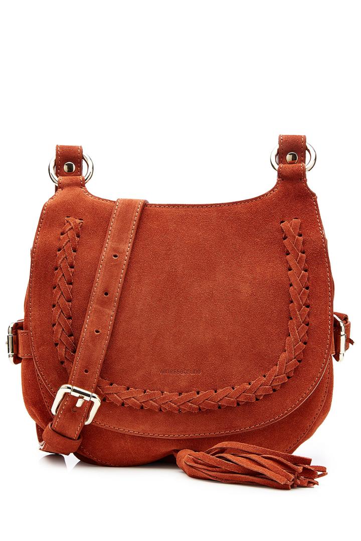 Vanessa Bruno Vanessa Bruno Suede Shoulder Bag - Red