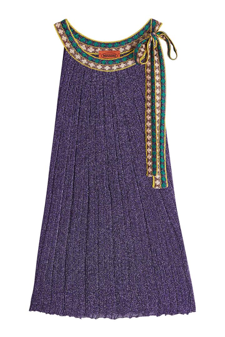 Missoni Missoni Sleeveless Lamé Top With Ribbon