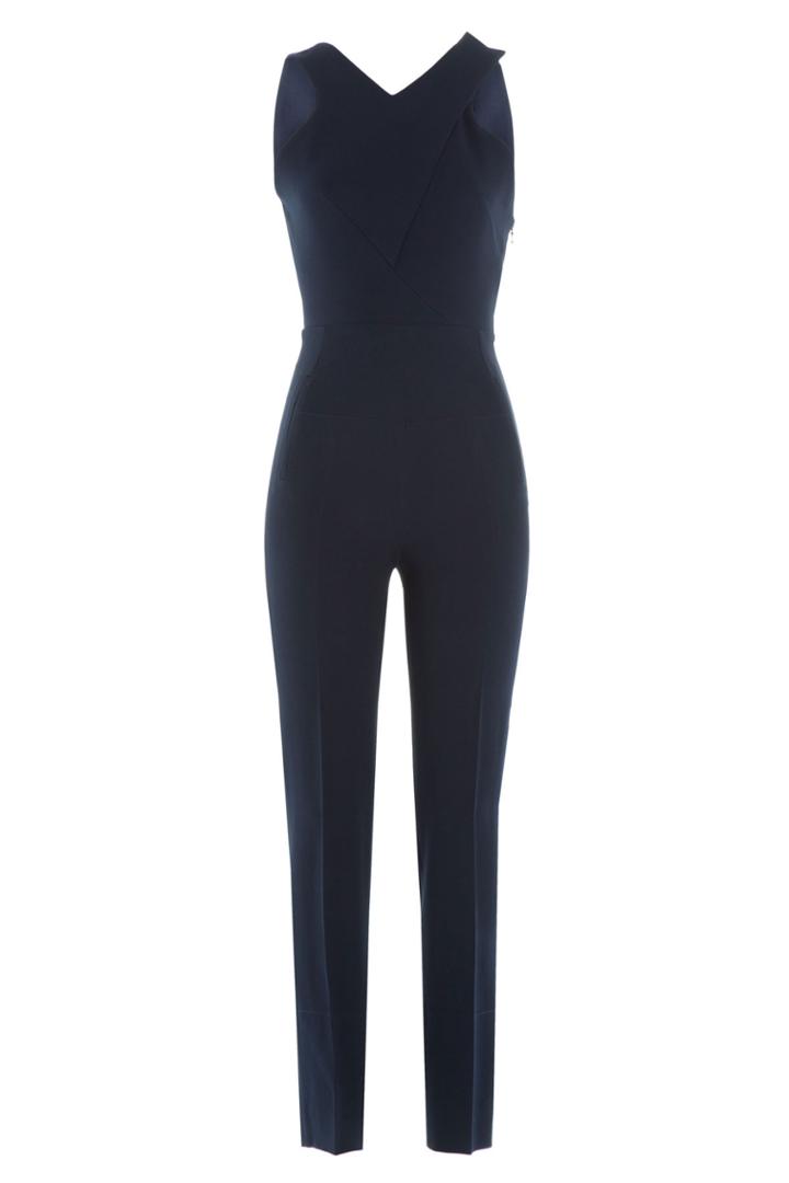 Roland Mouret Roland Mouret Jumpsuit With Cut-out Detail - Blue