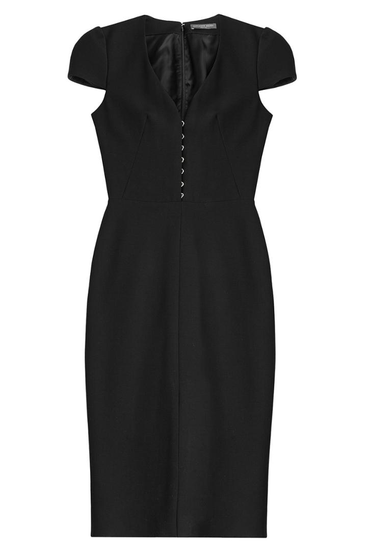 Alexander Mcqueen Alexander Mcqueen Tailored Dress With Wool