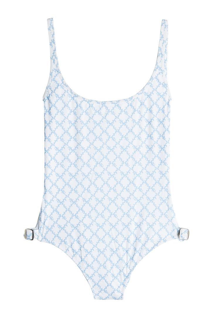 Swim With Mi Swim With Mi Printed Swimsuit With Buckle Detail